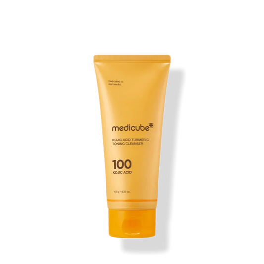 MEDICUBE - KOJIC ACID TURMERIC TONING CLEANSER 120g