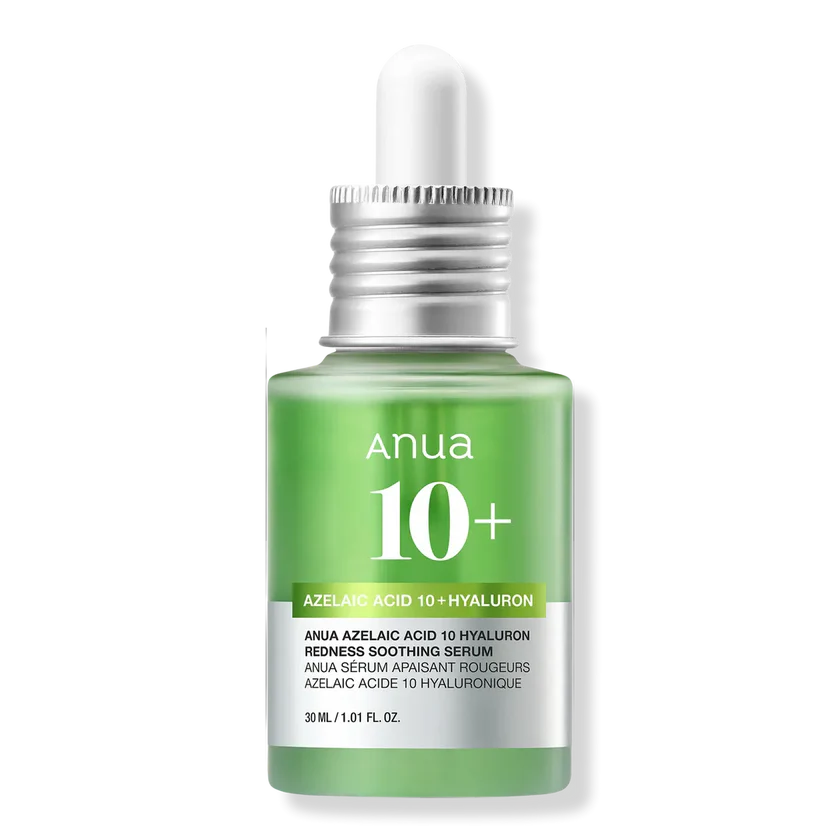 ANUA - AZELAIC ACID 10 HYALURON REDNESS SOOTHING SERUM 30ML