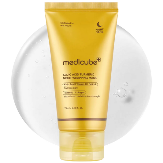 MEDICUBE - Kojic Acid Tumeric Night Wrapping Mask