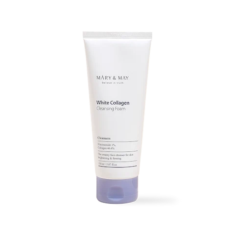 Mary&May - White Collagen cleansing foam 150ML